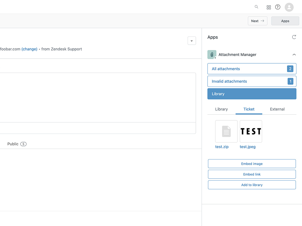 Attachment Manager screenshot 1